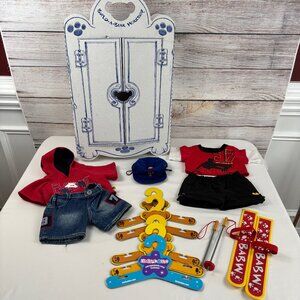 Build-A-Bear Lot Accessories SkateBoard Clothing Skis Wardrobe Mets Cap